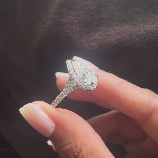 Halo Diamond Band 