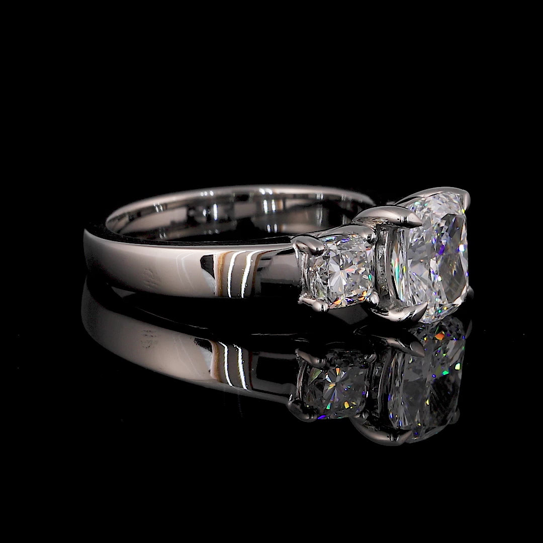 Moissanite Engagement Ring