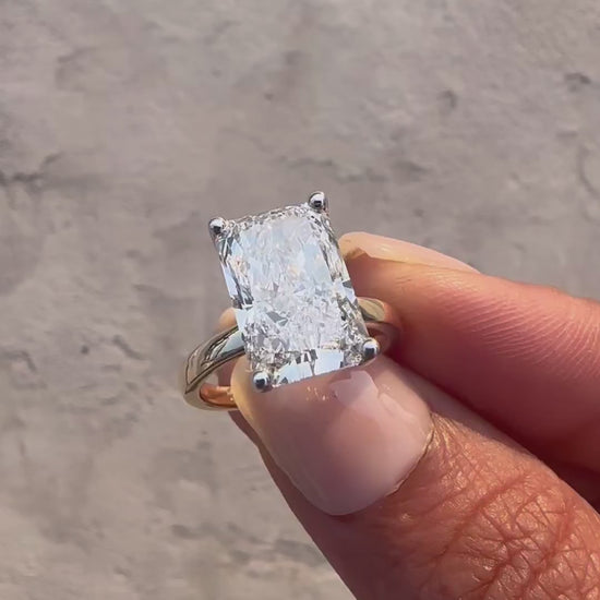Unique Fabian Moissanite Engagement Ring