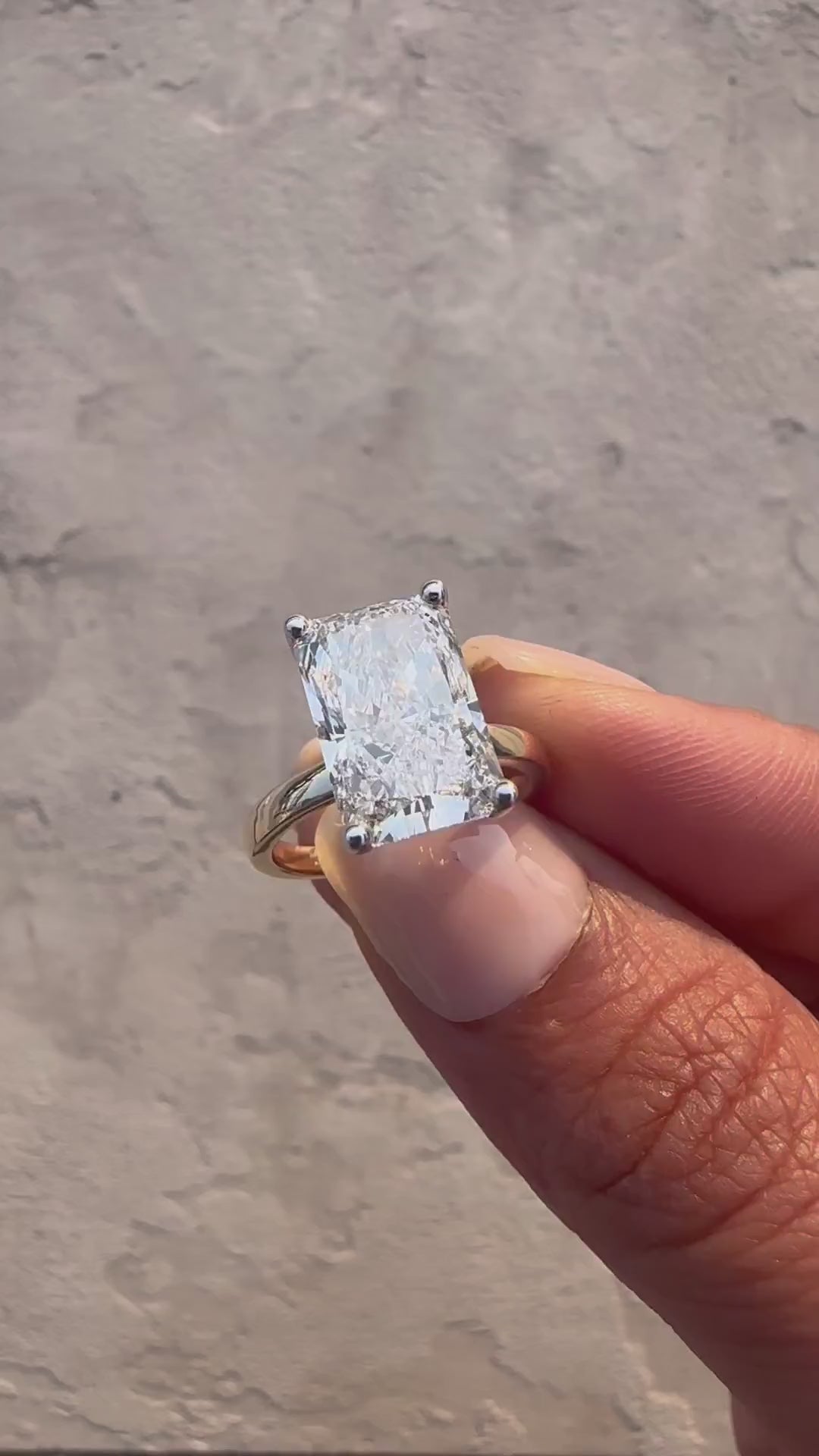 Unique Fabian Moissanite Engagement Ring