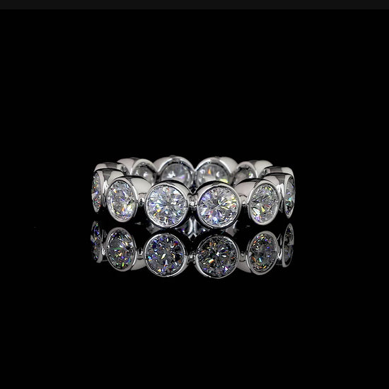 Moissanite Eternity Band