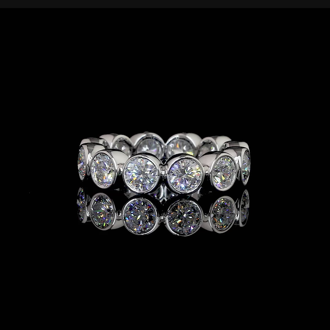 Moissanite Eternity Band
