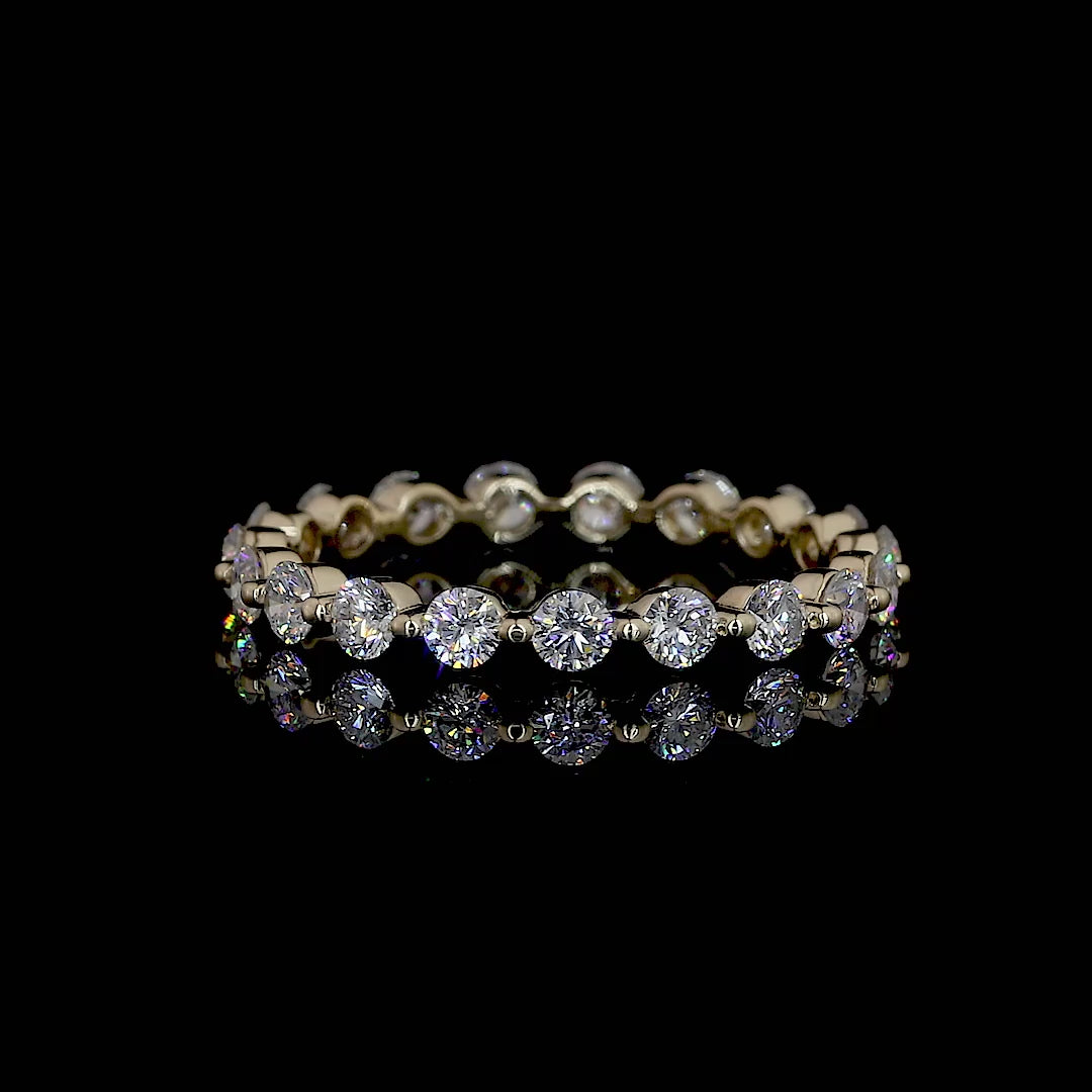 Moissanite Eternity Band