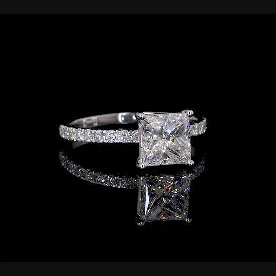 Moissanite Engagement Ring