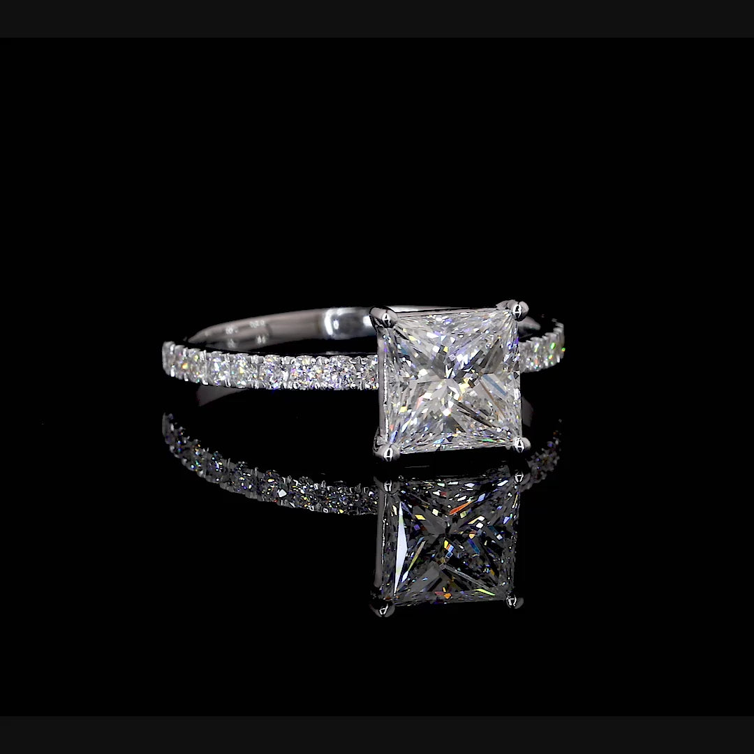 Moissanite Engagement Ring