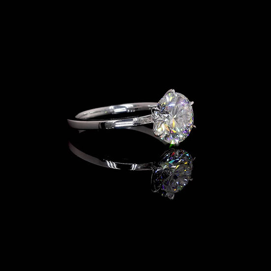 Moissanite Engagement Ring