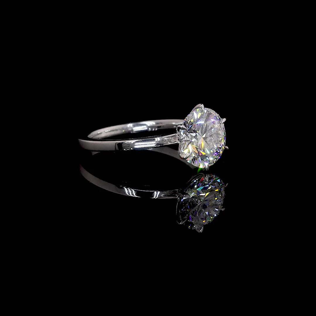 Moissanite Engagement Ring