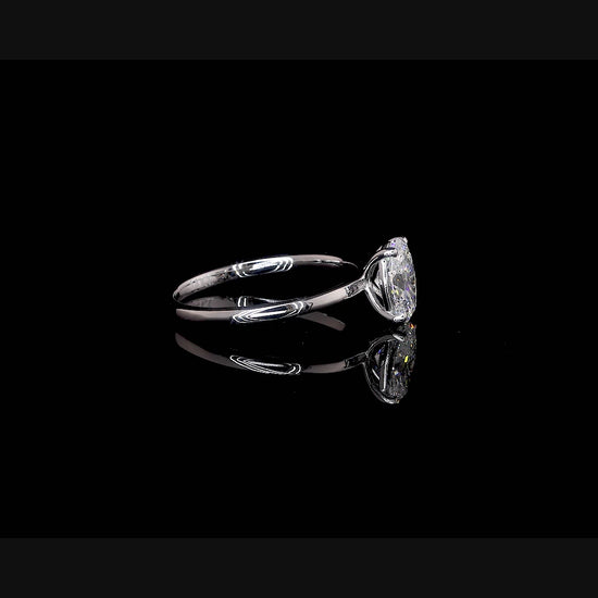 Moissanite Engagement Ring