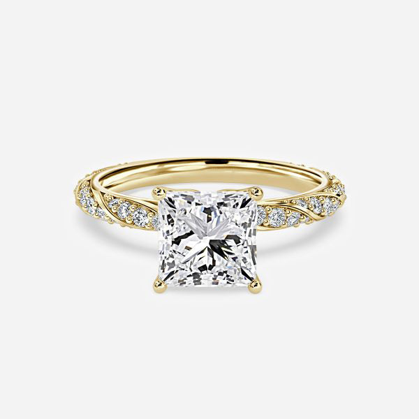 Wan Princess Unique Moissanite Engagement Ring