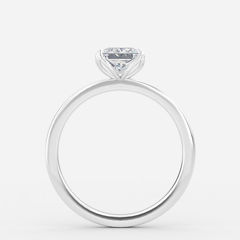 Idra Princess Solitaire Moissanite Engagement Ring