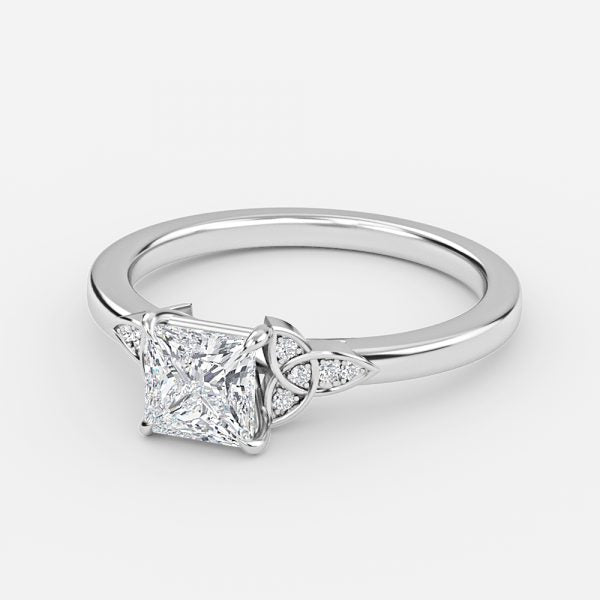 Kerensa Princess Vintage Moissanite Engagement Ring