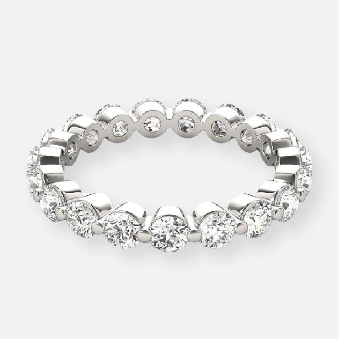 Zinnia Moissanite Eternity Band