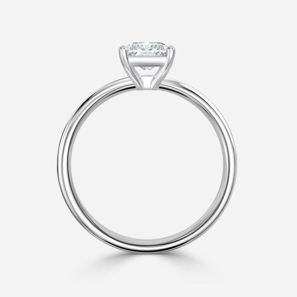 Dasha Radiant Solitaire Moissanite Engagement Ring