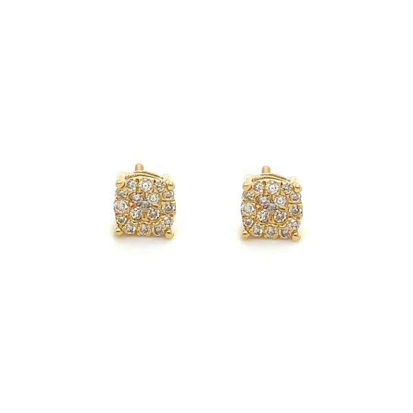 0.33Ct Round Moissanite Earrings