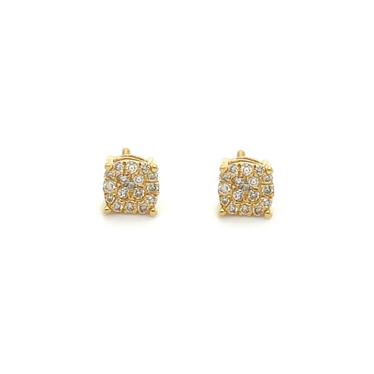 0.33Ct Round Moissanite Earrings