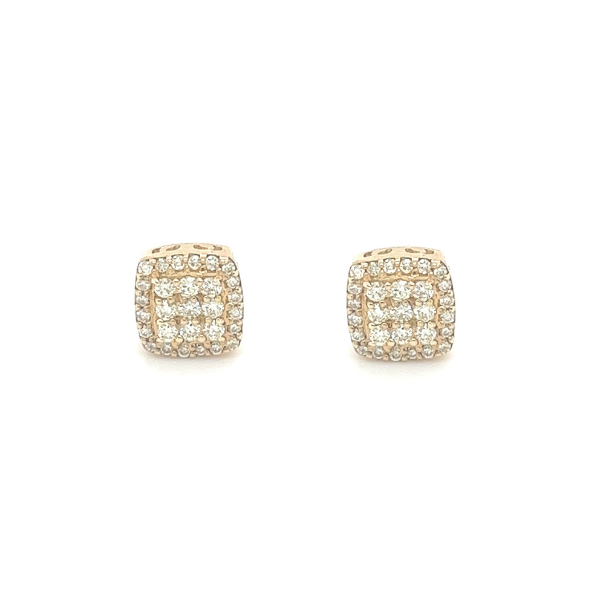 0.35Ct Round Moissanite Earrings