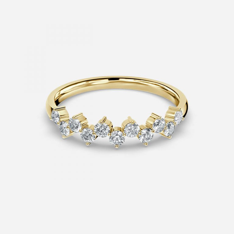 Uren Moissanite Stackable Ring