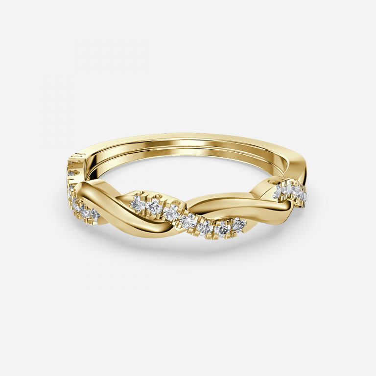 Celeste Moissnaite Stackable Ring