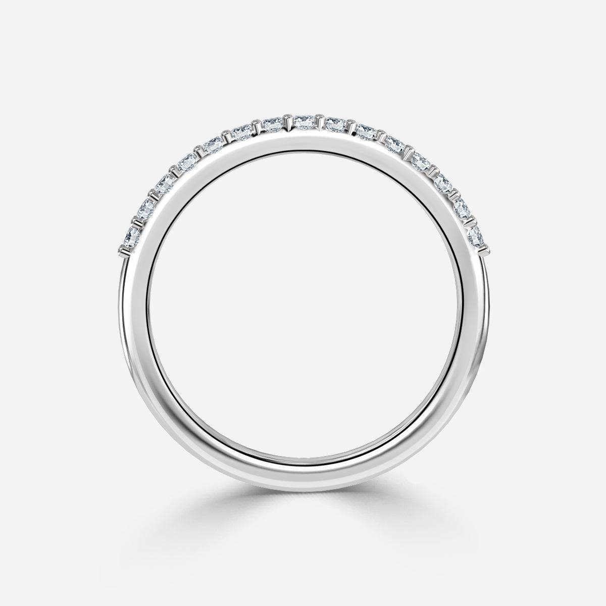 Saga Moissnaite Anniversary Wedding Ring