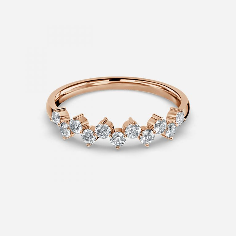 Uren Moissanite Stackable Ring