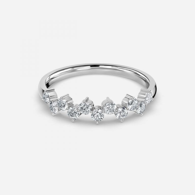 Uren Moissanite Stackable Ring