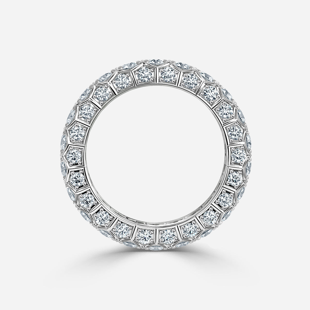 Fable Round Moissanite Eternity Ring