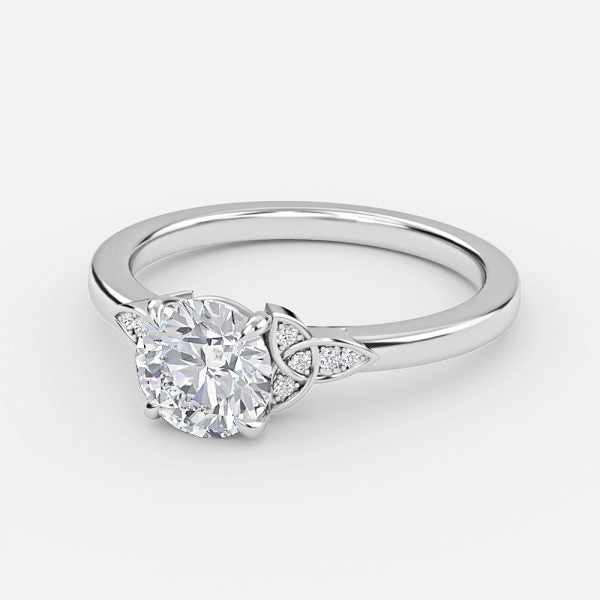 Kerensa Round Vintage Moissanite Engagement Ring