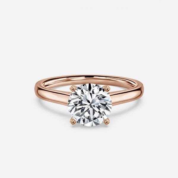 Bernadette Round SolitaireMoissanite Engagement Ring