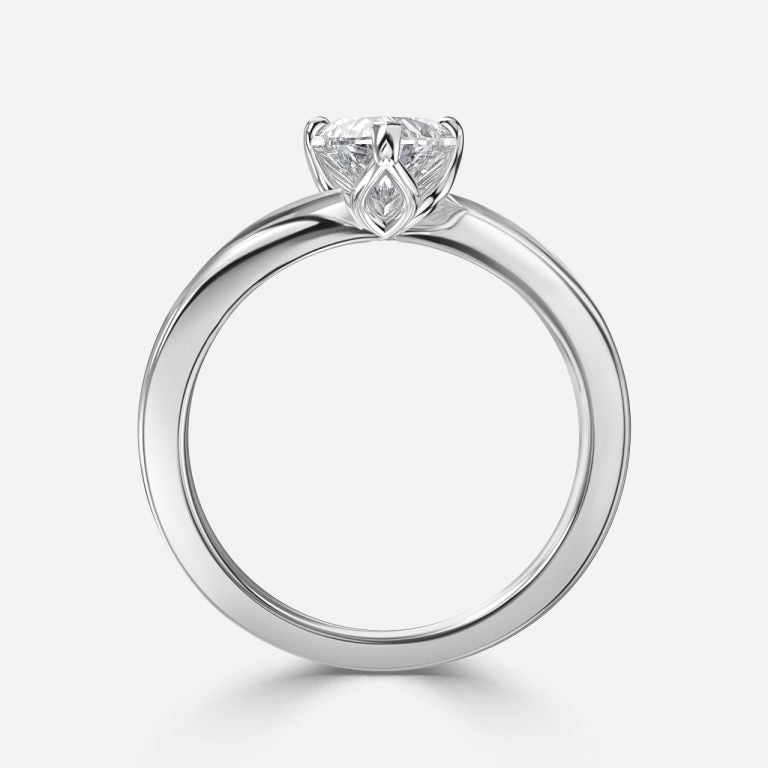 Noelle Heart Solitaire Engagement Ring