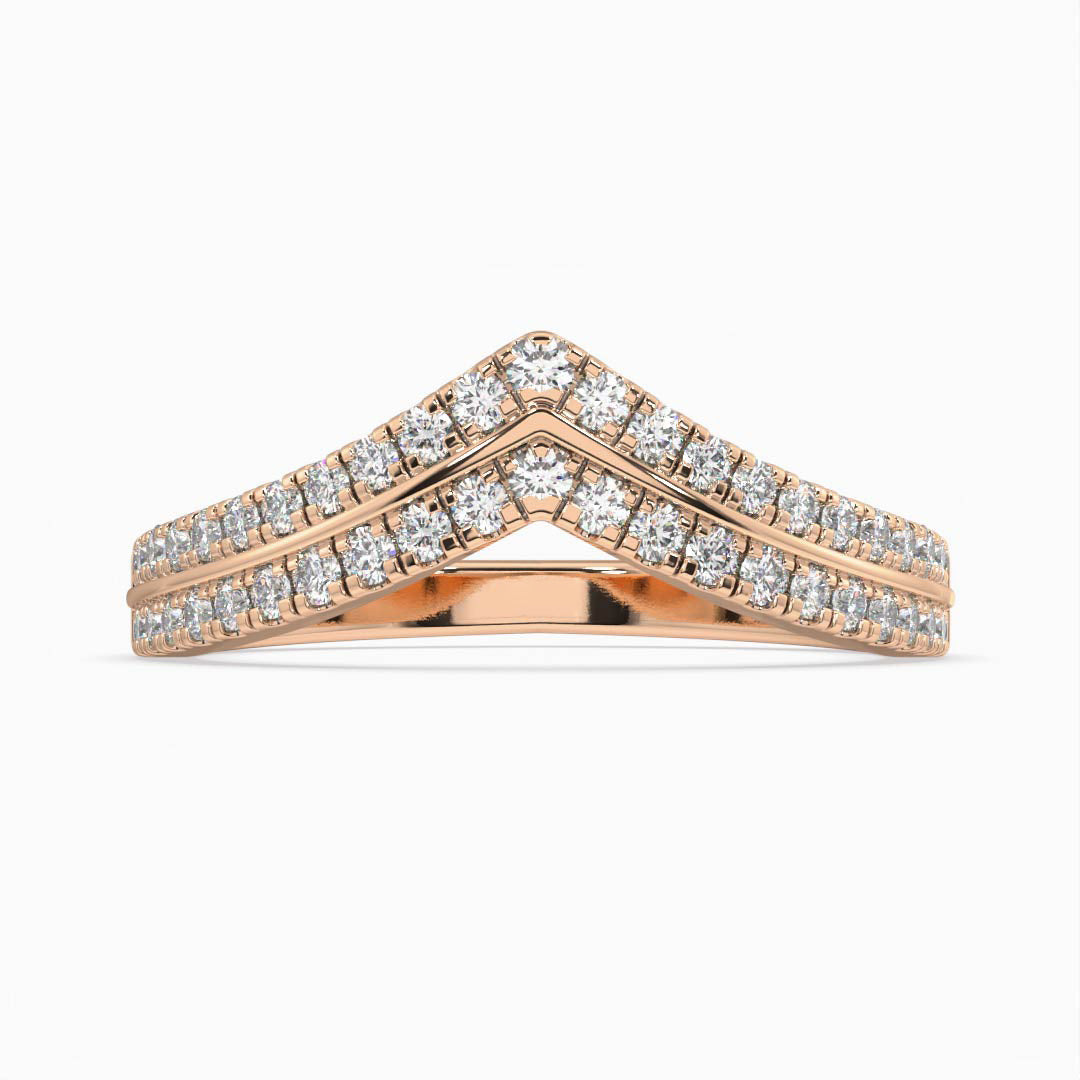 Jasmine Moissanite Wedding Ring