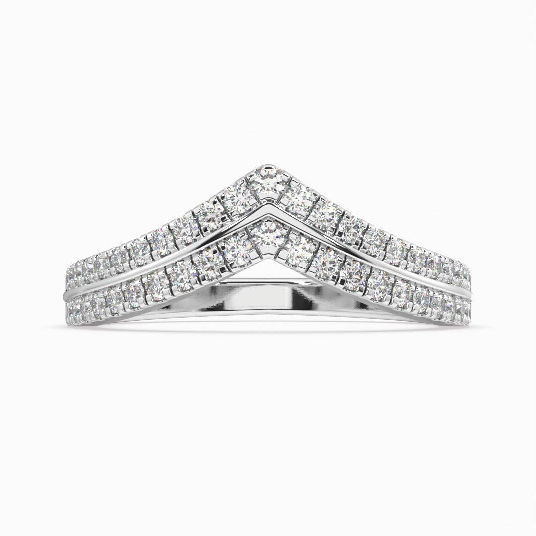 Jasmine Moissanite Wedding Ring