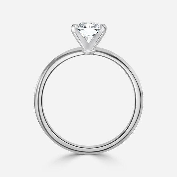 Arlette Radiant Solitaire Moissanite Engagement Ring