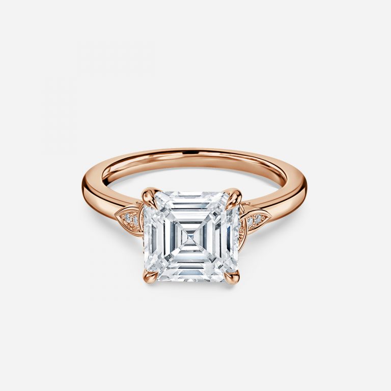 Kerensa Asscher Vintage Moissanite Engagement Ring