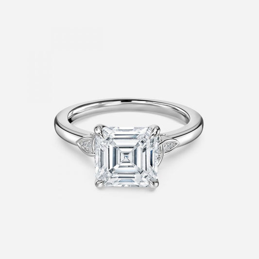 Kerensa Asscher Vintage Moissanite Engagement Ring