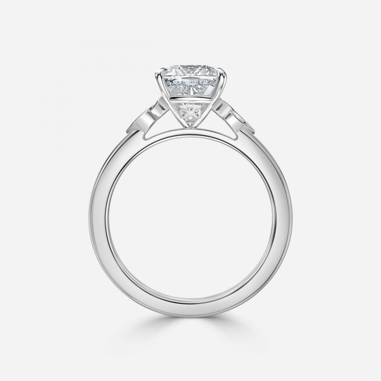 Kerensa Cushion Vintage Moissanite Engagement Ring