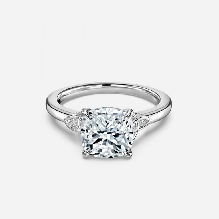 Kerensa Cushion Vintage Moissanite Engagement Ring