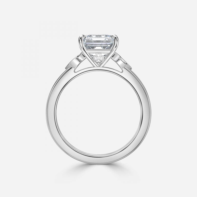 Kerensa Asscher Vintage Moissanite Engagement Ring