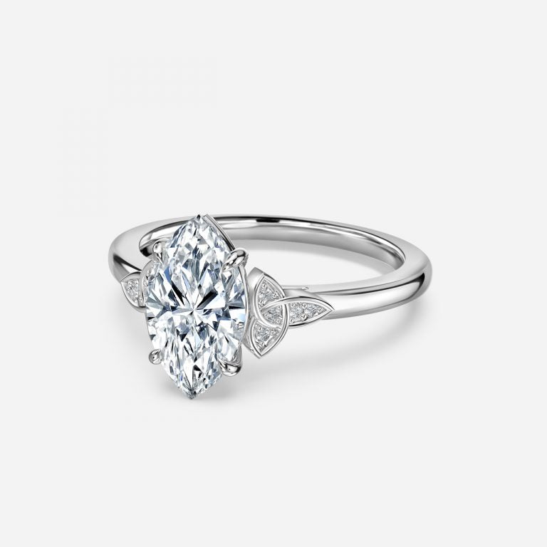 Kerensa Marquise Vintage Moissanite Engagement Ring