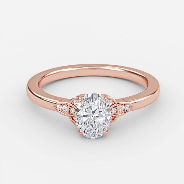 Kerensa Oval Vintage Inspired Moissanite Engagement Ring