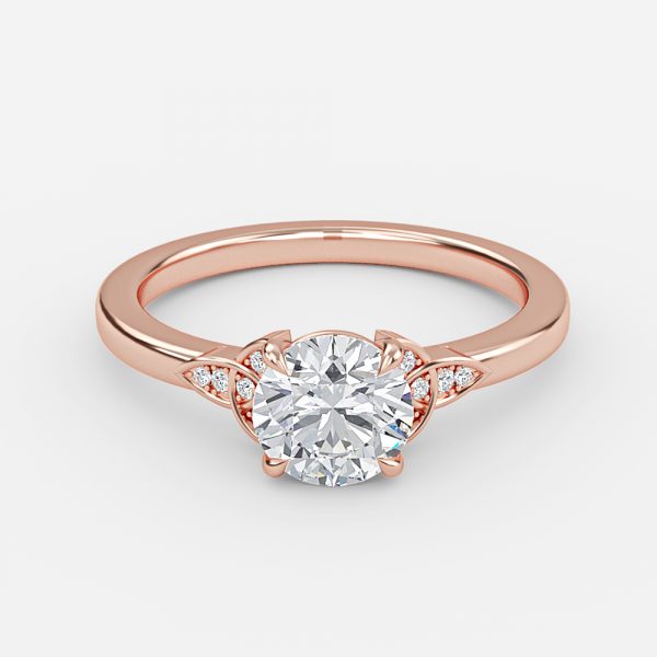 Kerensa Round Vintage Moissanite Engagement Ring