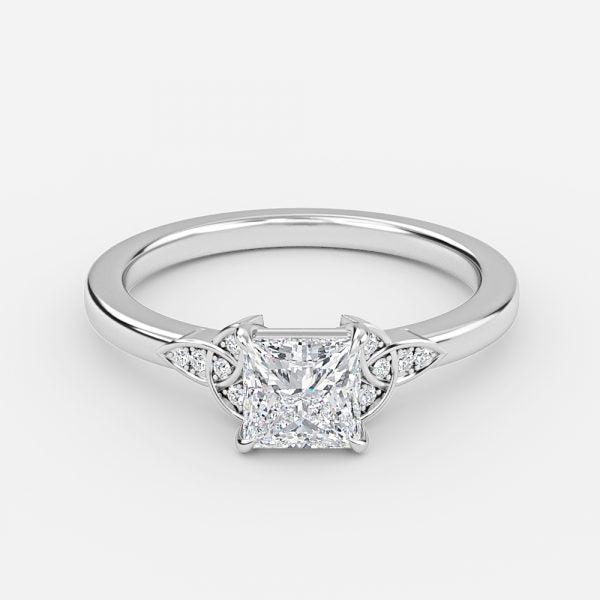 Kerensa Princess Vintage Moissanite Engagement Ring