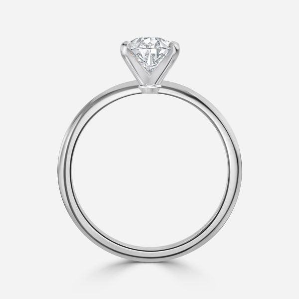 Arlette Pear Solitaire Moissanite Engagement Ring