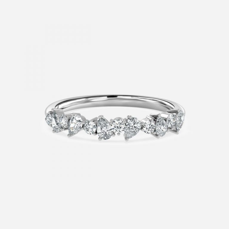 Isadora Moissanite Stackable Ring