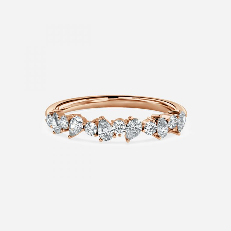 Isadora Moissanite Stackable Ring