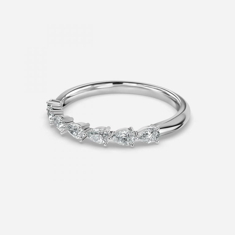 Frost Stackable Moissanite Ring