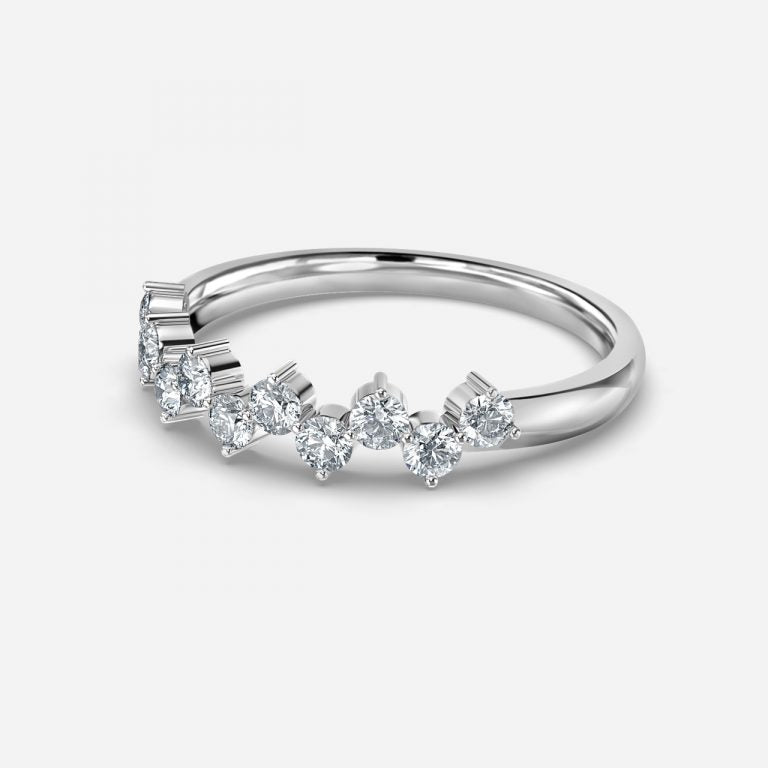 Uren Moissanite Stackable Ring