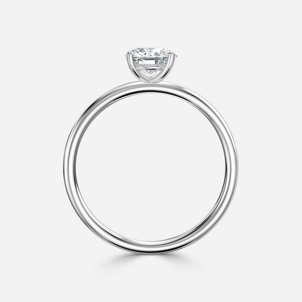 Ailani Round Solitaire Moissanite Engagement Ring