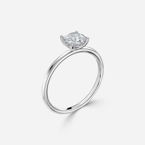 Ailani Round Solitaire Moissanite Engagement Ring