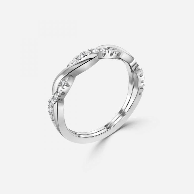 Celeste Moissnaite Stackable Ring